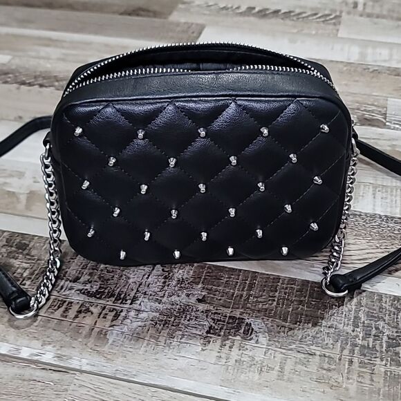 New Rebecca Minkoff Diamond Quilt Studded Crossbody - Picture 6 of 6